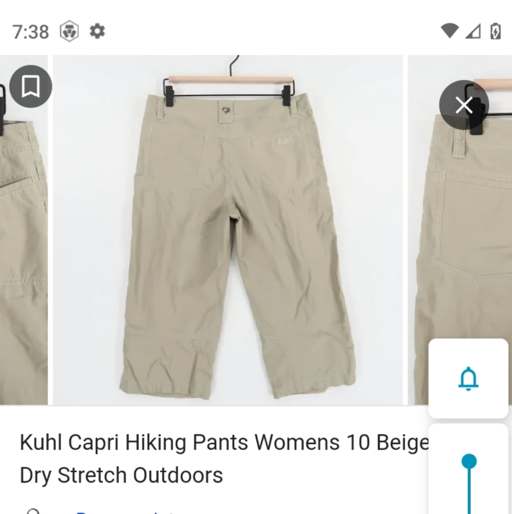 Kuhls women's beige capris size 10